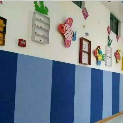 幼儿园墙面防撞聚酯纤维板